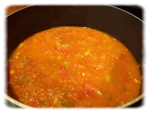 salsa cooking